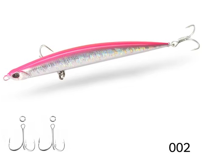 HUNTHOUSE LW509 125mm 40gr COLOR 002 SOLID PINK BACK