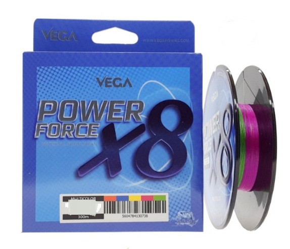 VEGA POWER FORCE MULTICOLOR X8 300m 0.35mm 38kg