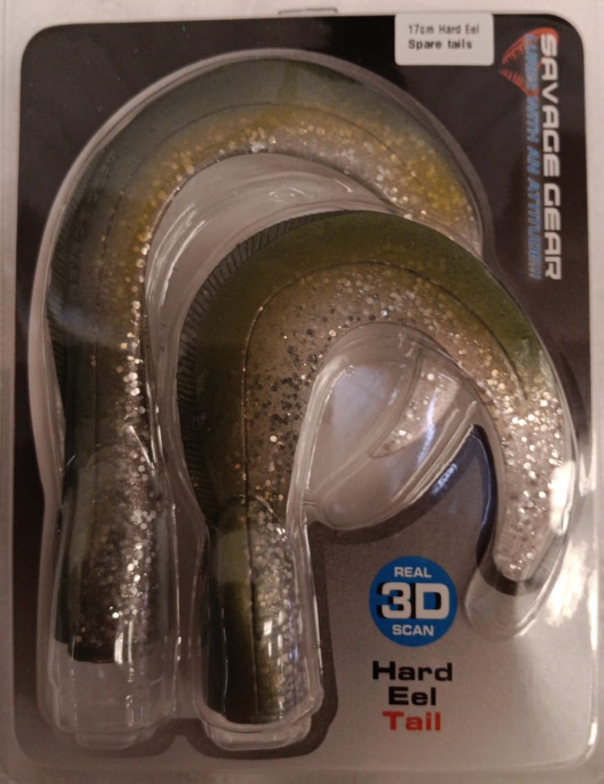SG 3D LB HARD EEL TAILS 17CM 10