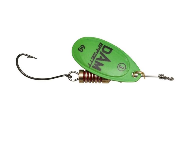CUCHARILLA DAM ANZUELO SIMPLE CON MUERTE 3 6G SINKING GREEN