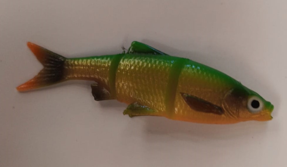 SG LB ROACH SWIM&JERK 75 FIRETIGER ( 1 unidad)