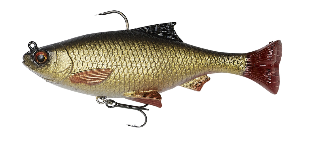 3D ROACH PULSETAIL 10CM 17.5G SINKING RUDD 2PCS