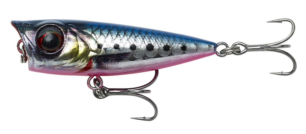 3D MINNOW POPPER 4.3CM 2.6G FLOATING PINK BELLY SARDINE PHP