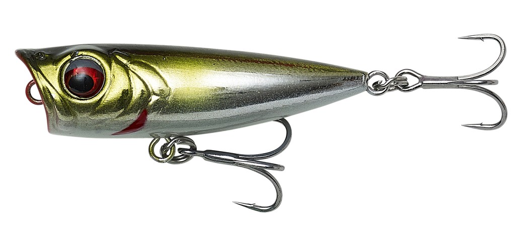 3D MINNOW POPPER 4.3CM 2.6G FLOATING MIRROR AYU