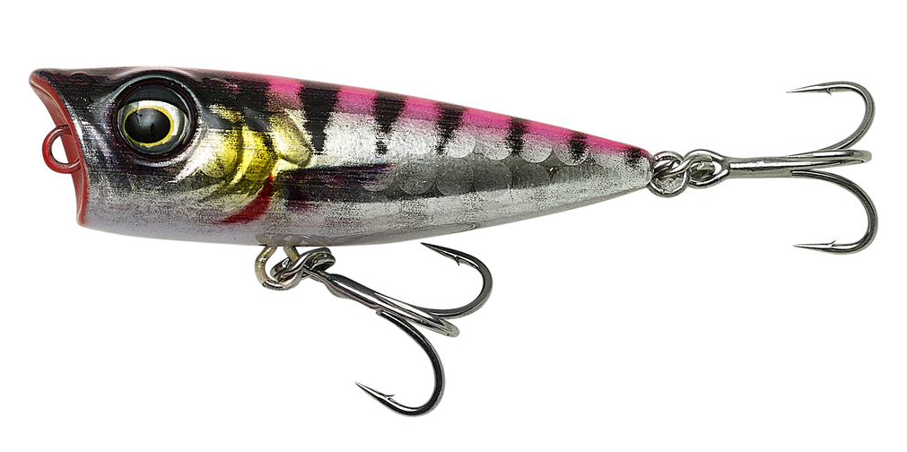 3D MINNOW POPPER 4.3CM 2.6G FLOATING PINK BARRACUDA PHP