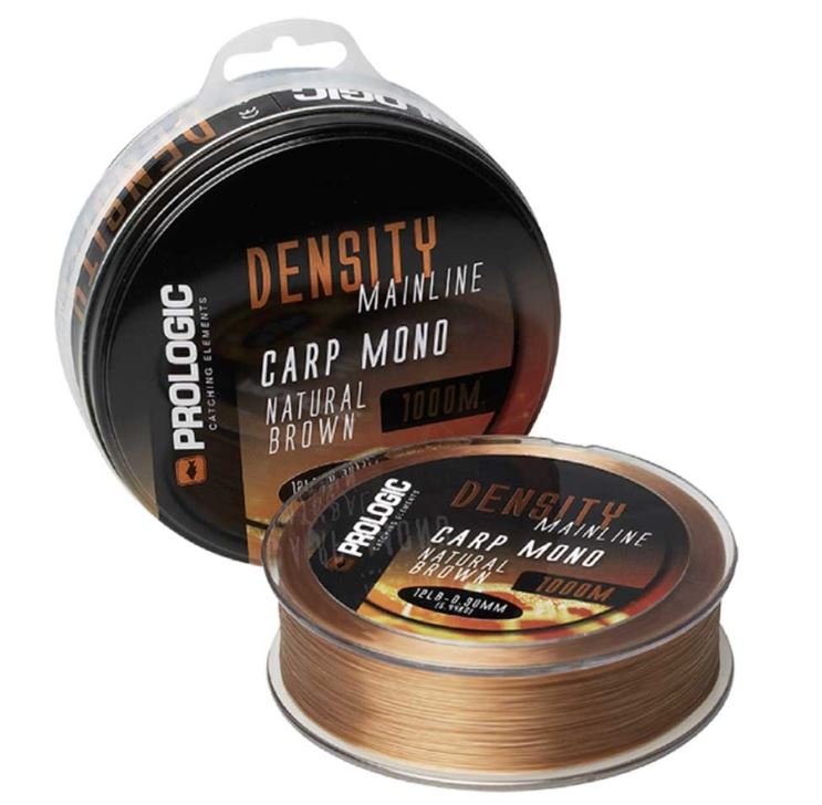 NYLON PROLOGIC DENSITY MONO CARP 1000M 0.35MM 6.80KG 15LBS NATURAL BROWN