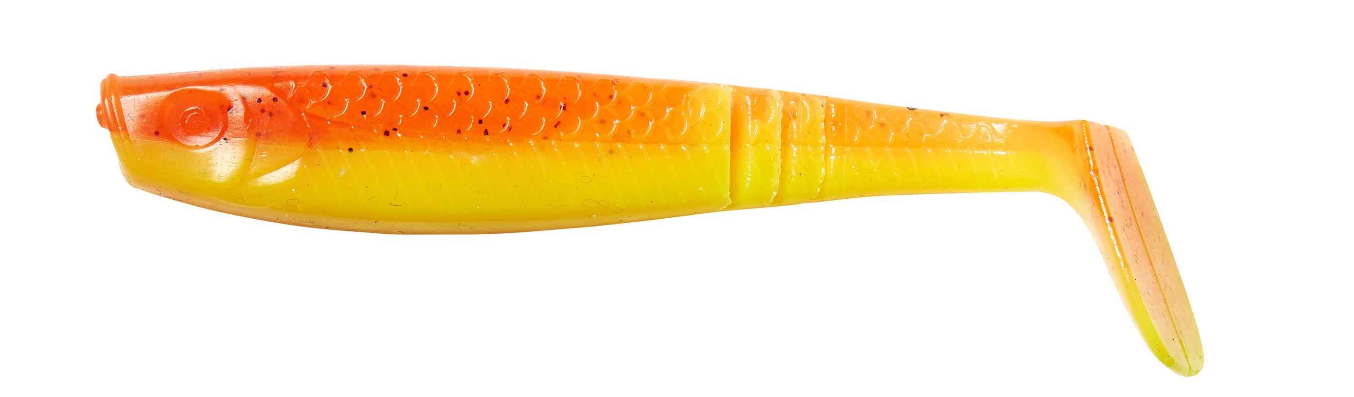 SHAD PADDLETAIL 10CM UV ORANGE/YELLOW (1 unidad)