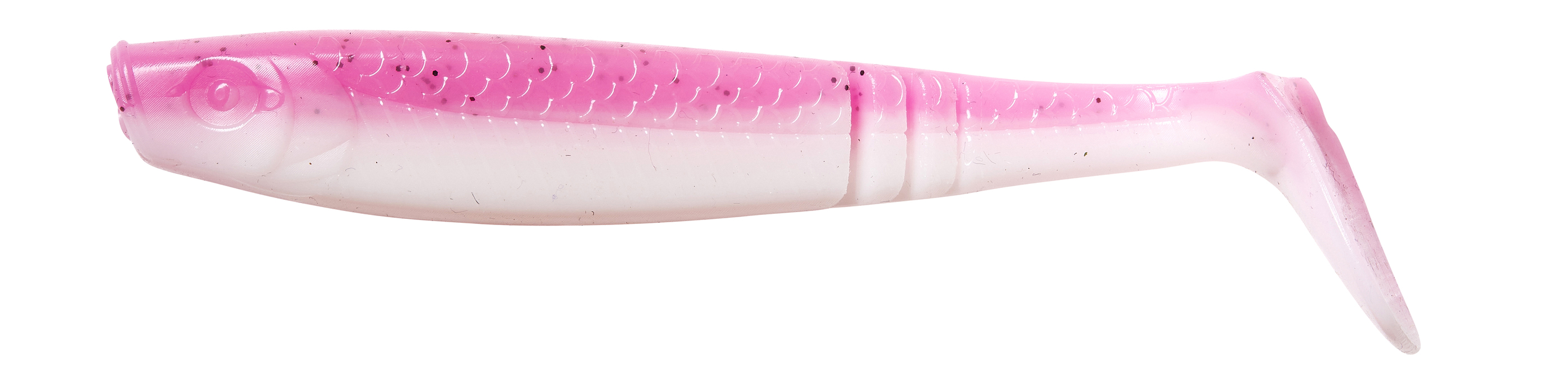SHAD PADDLETAIL 10CM UV PINK/WHITE ( 1 unidad)