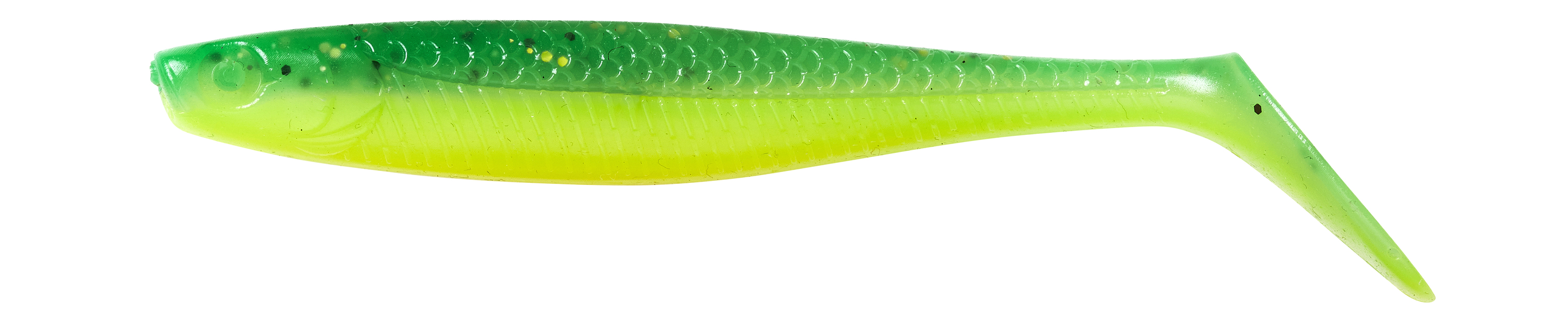 SLIM SHAD PADDLE TAIL 10CM UV GREEN/LIME (1 unidad)
