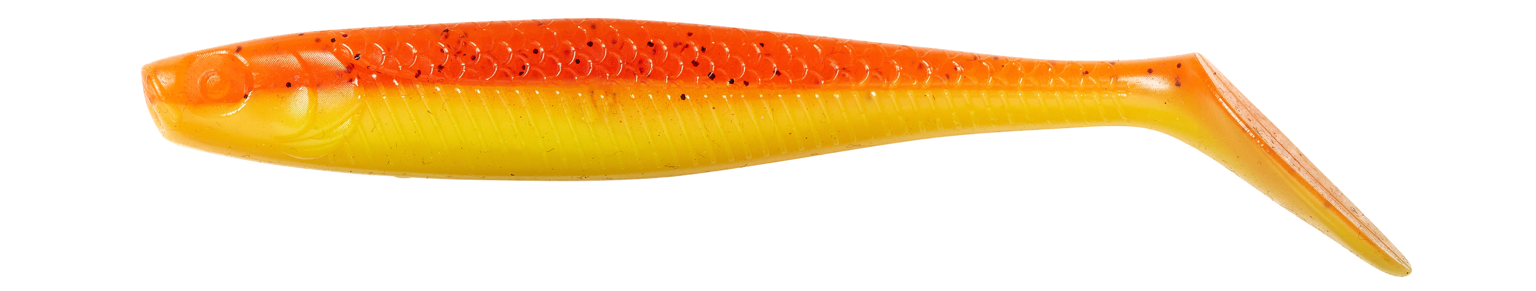 SLIM SHAD PADDLE TAIL 10CM UV ORANGE/YELLOW (1 unidad)