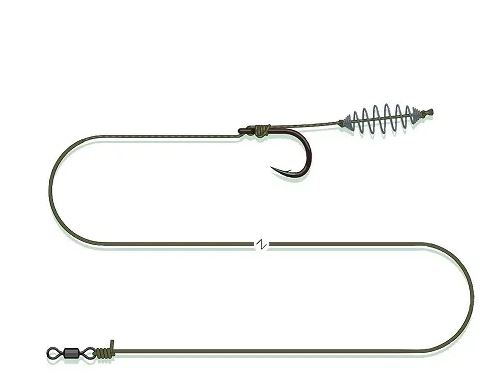 MADCAT PELLET PASTE RIG 70CM 0.90MM 1.35MM SIZE 3-0 165LB SINKING