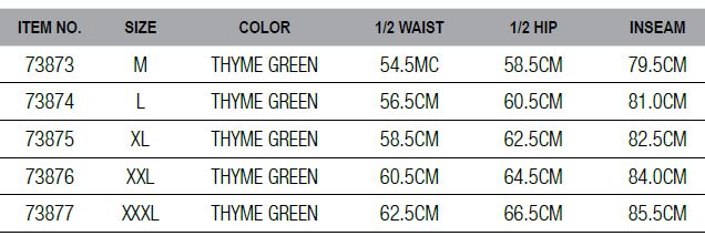 MANITOBA XT BIB & BRACE XXL THYME GREEN