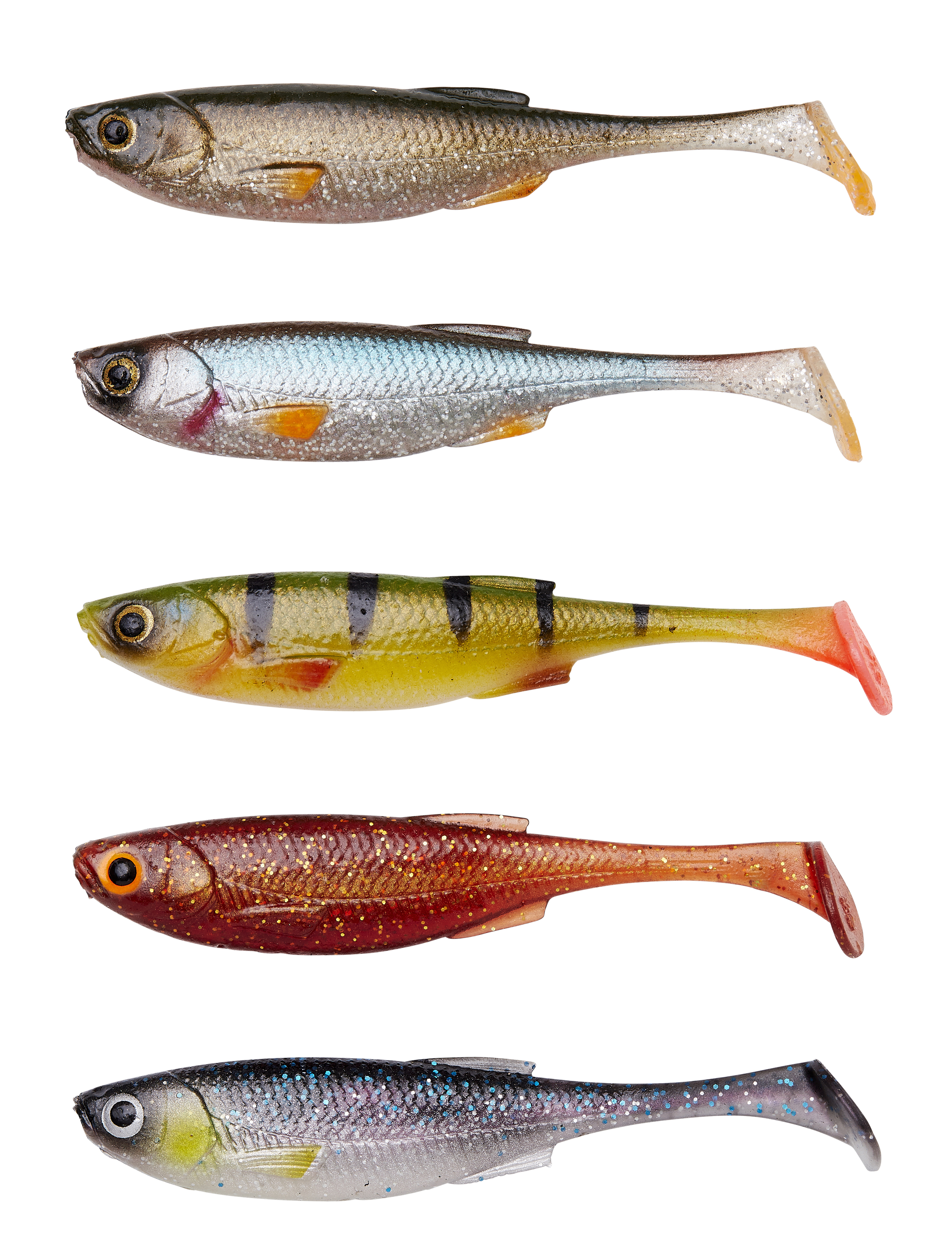 CRAFT SHAD 8.8CM 4.2G CLEAR WATER MIX 5PCS