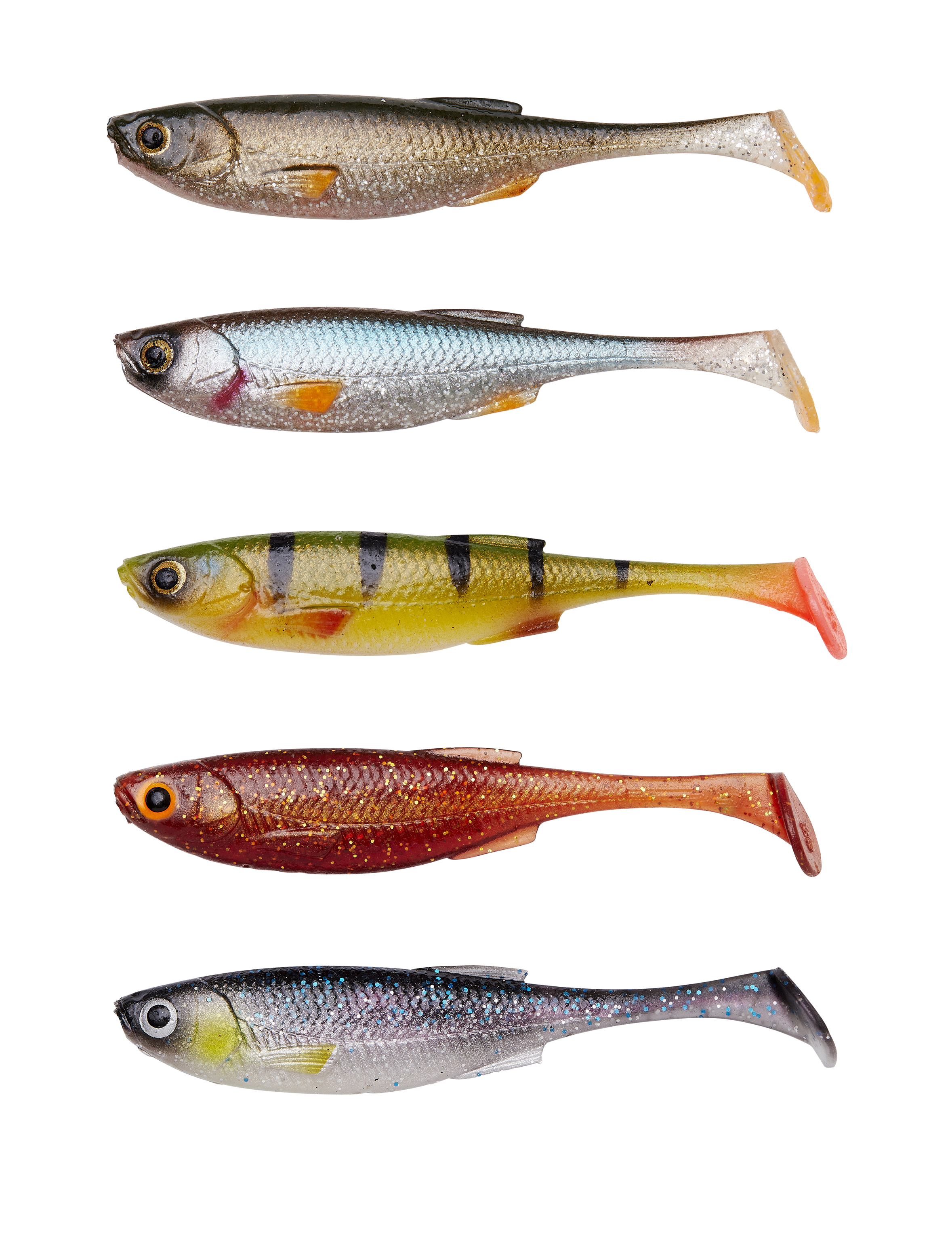 CRAFT SHAD 10CM 6G CLEAR WATER MIX 5PCS