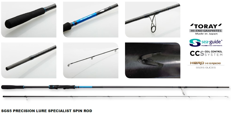 CAÑA SAVAGE GEAR SGS5 PRECISION LURE SPECIALIST SPIN ROD 270 12-46G MMH