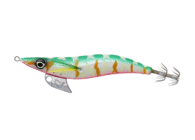 SQUID DEALER #3.5N 18.8G 11CM GREEN SHRIMP 3"/M