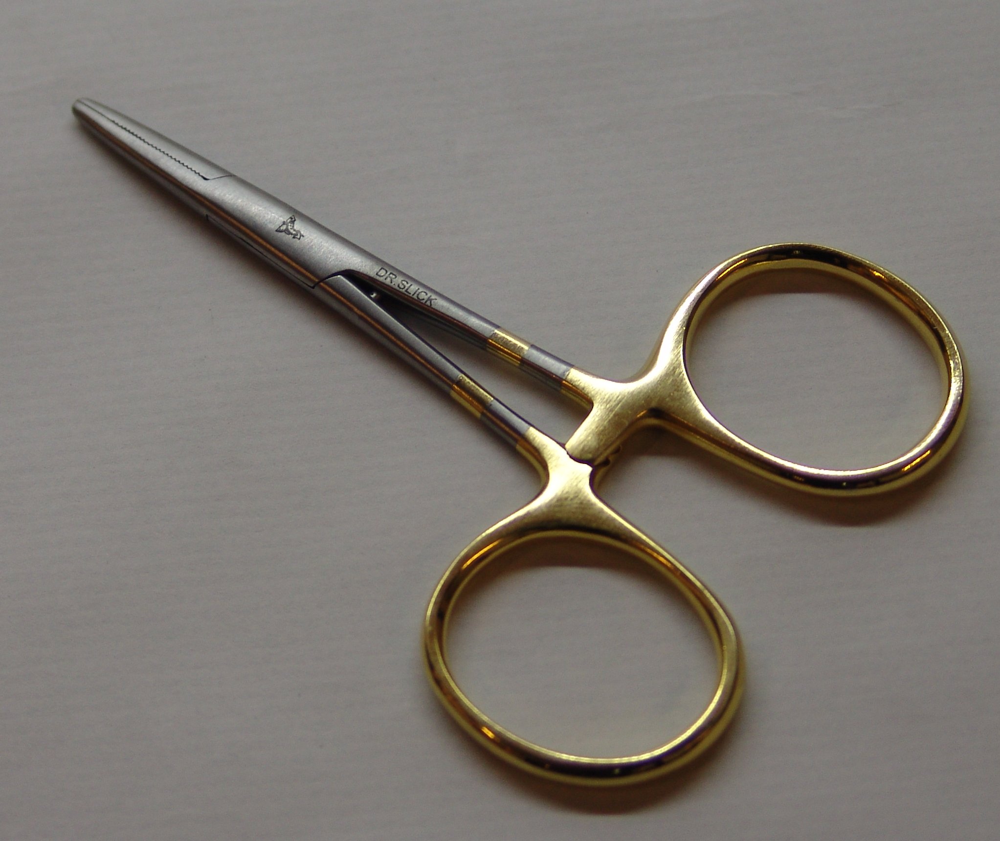 PINZAS DR SLICK 4" C4G GOLD LOOPS STRAIGHT