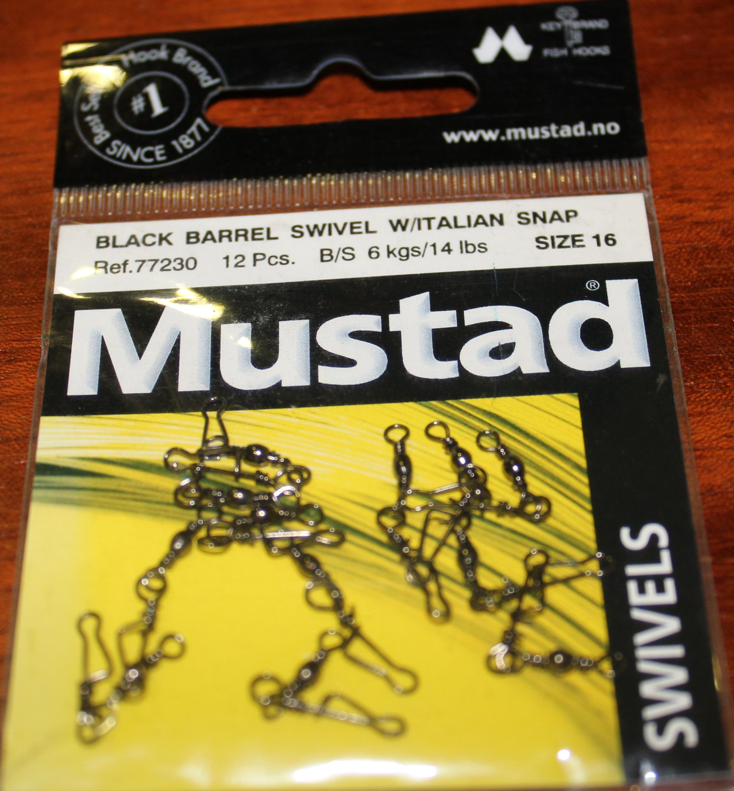 TORNIQUETE MUSTAD 77230 16 (12 unidades) 6kg