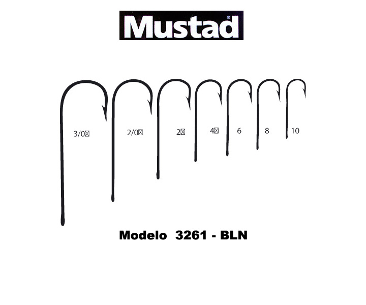 ANZUELO MUSTAD ULTRA 3261BLN 8 (25 unidades)