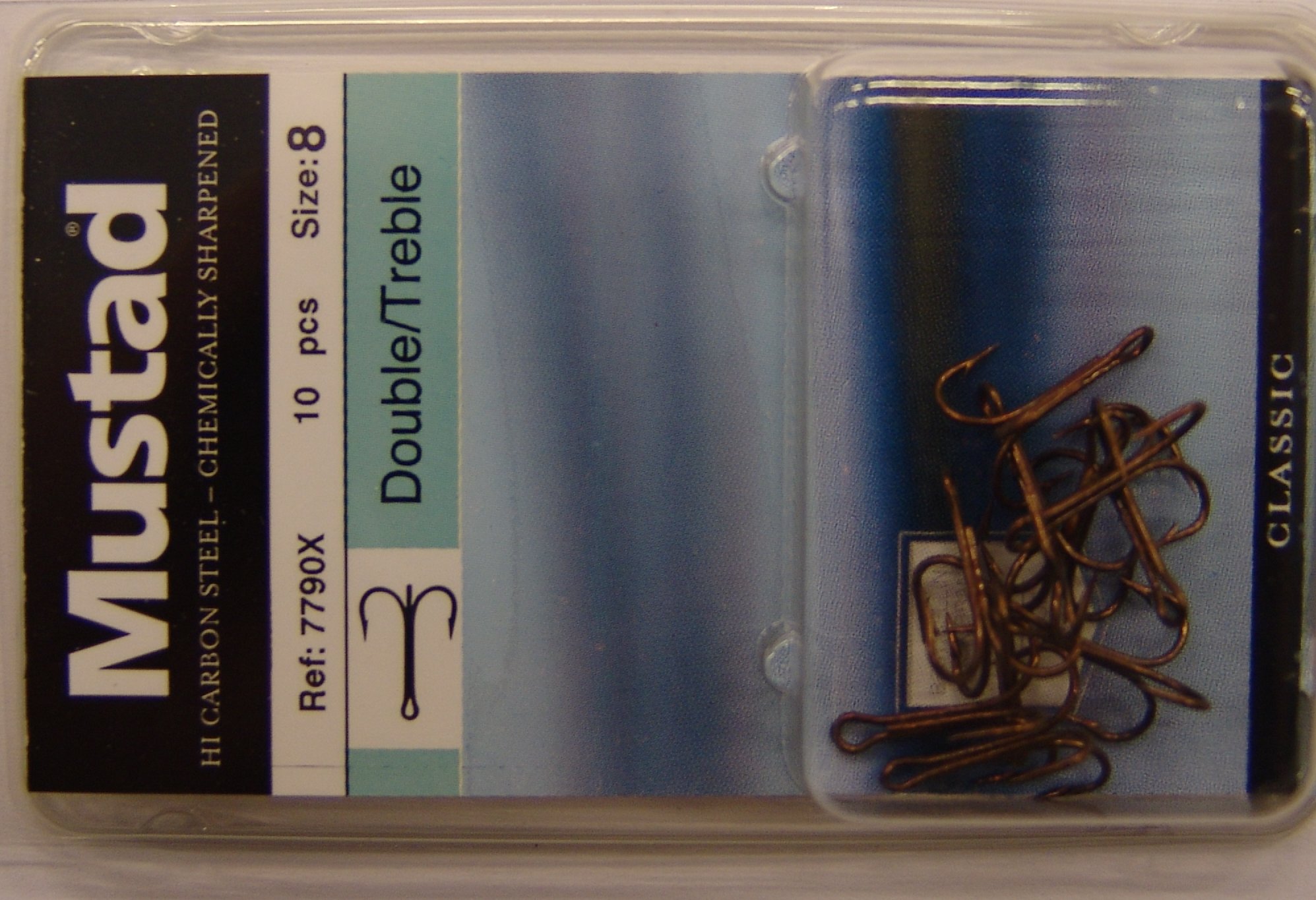 ANZUELO TRIPLE MUSTAD 7790X Nº8 (10 unidades)