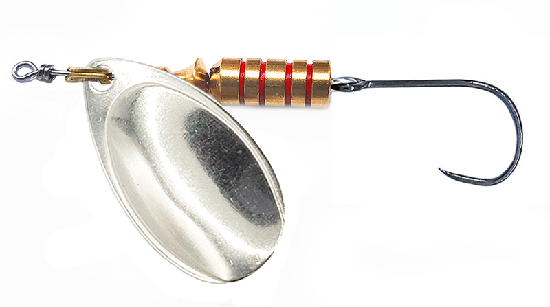 CUCHARILLA ILBA TONDO PLATA N°2 5 GR (1 ANZUELO SIN MUERTE)