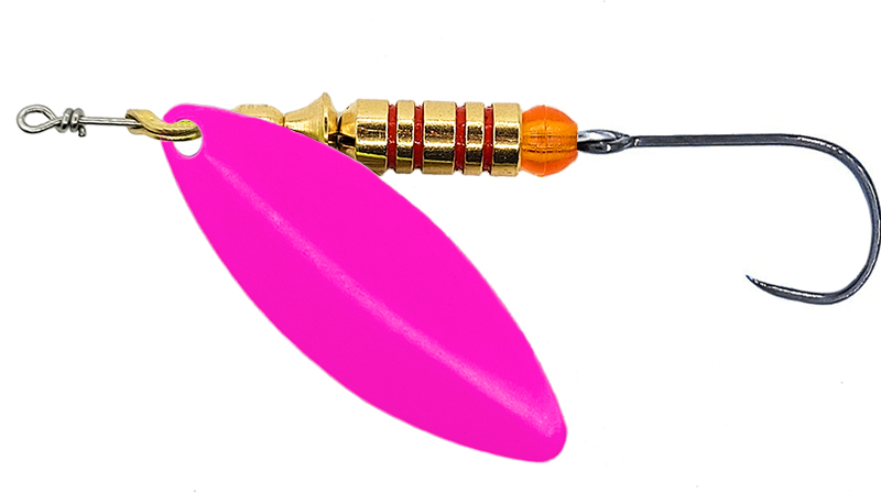 CUCHARILLA ILBA LUNGO ROSA FLUOR Nº 1 3 GR (1 ANZUELO SIN MUERTE)