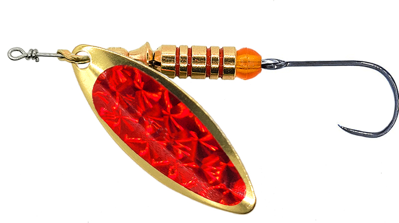 CUCHARILLA ILBA LUNGO ALPHA ORO MIRALL ROJO Nº 1 3 GR (1 ANZUELO SIN MUERTE