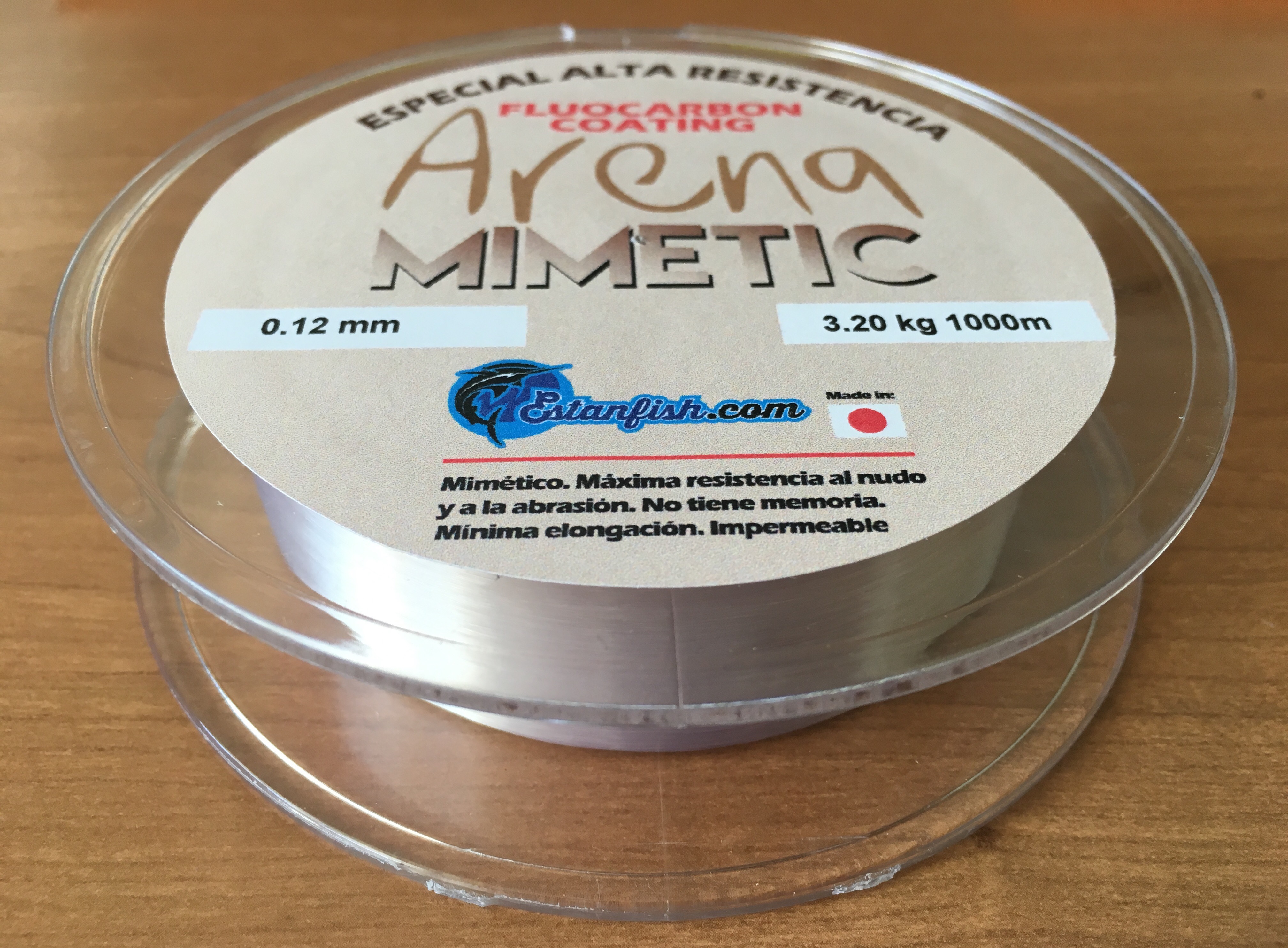 NYLON MONOFILAMENTO ARENA MIMETIC 0.12 - 1000m 3,20kg