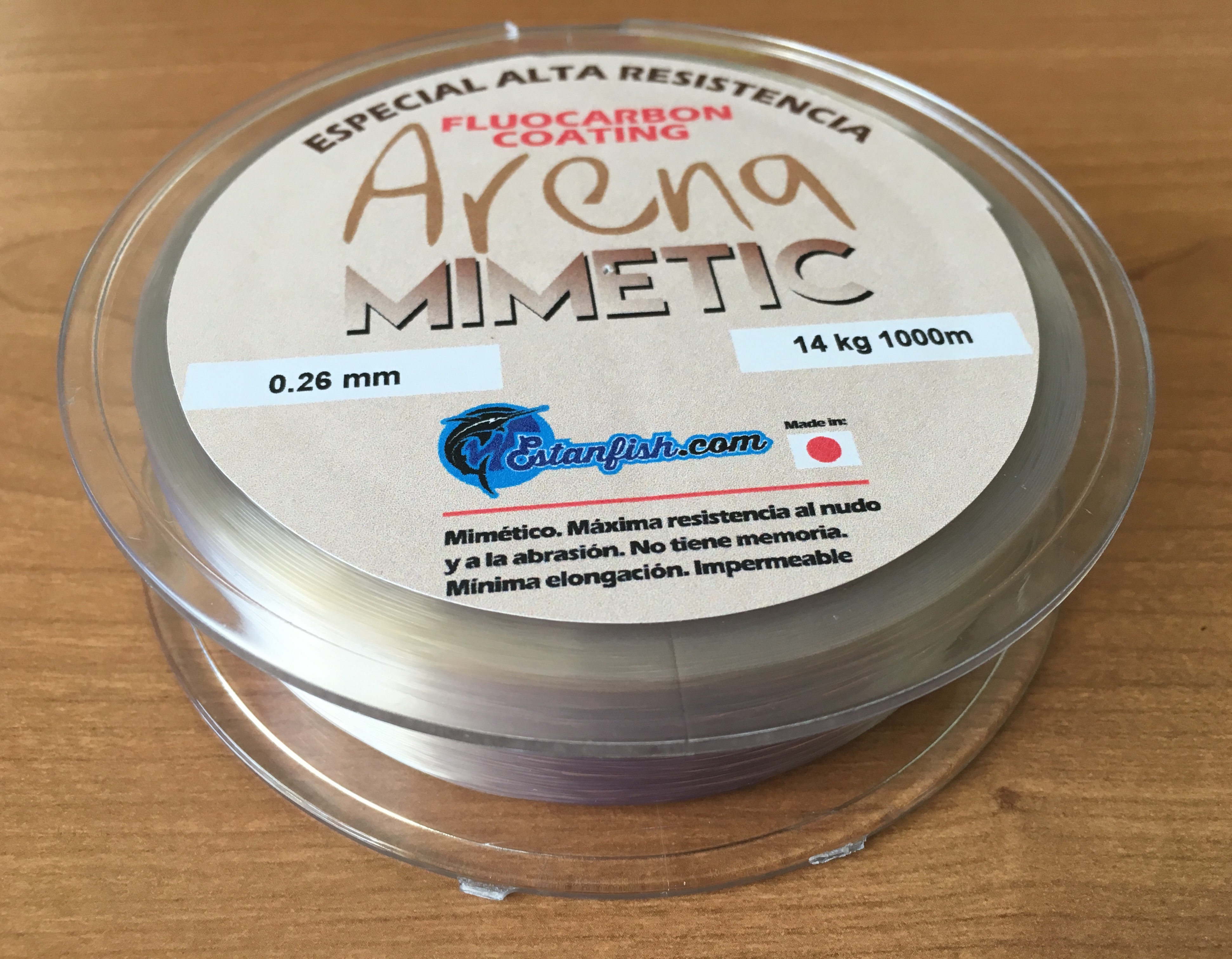 NYLON MONOFILAMENTO ARENA MIMETIC 0.26 - 1000m 14kg