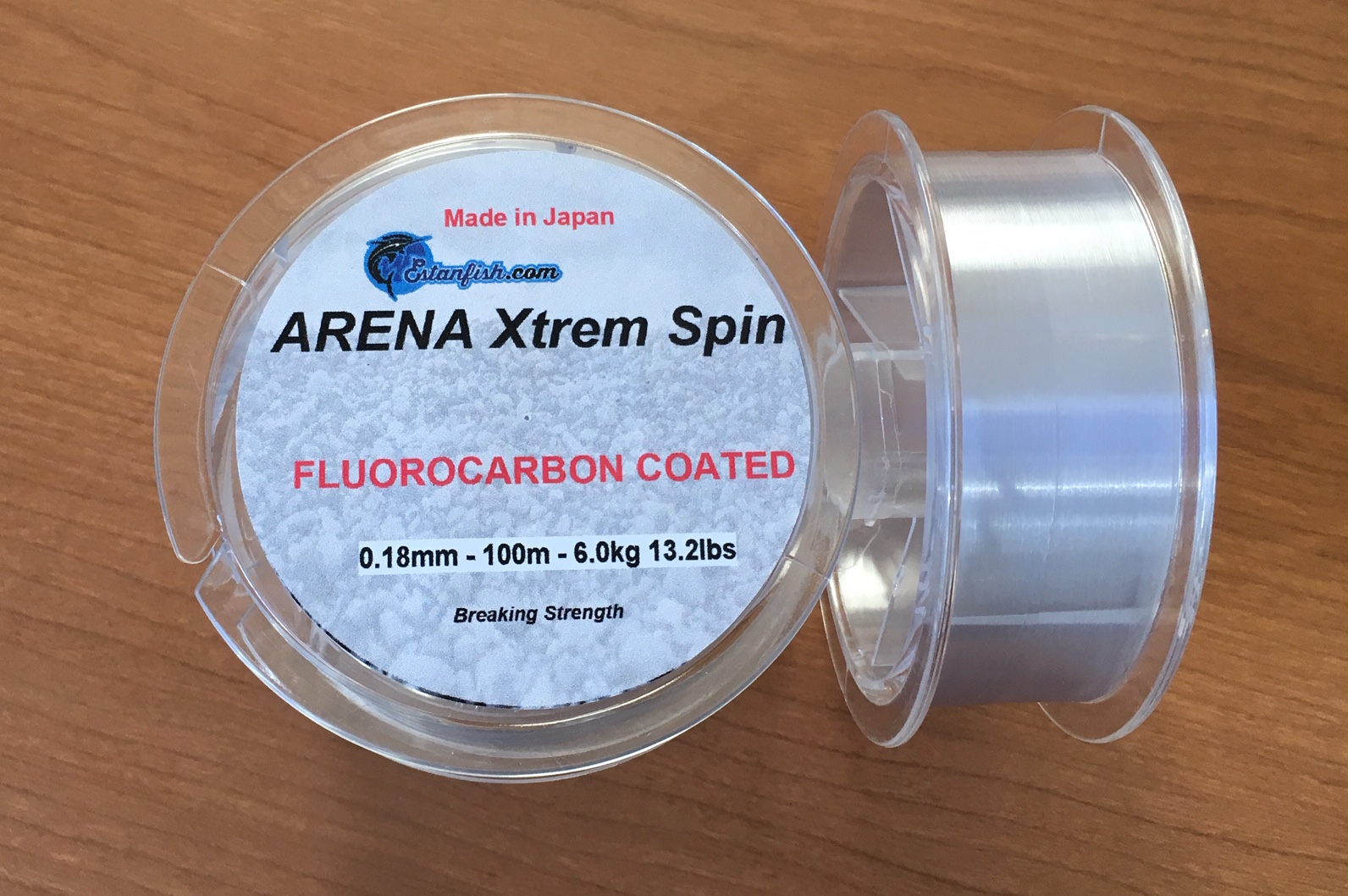 NYLON ARENA XTREM SPIN 100m 0,18mm 6,0kg 13,2lbs