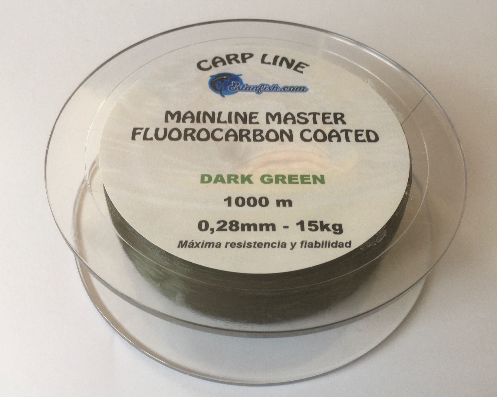 NYLON CARP LINE MAINLINE MASTER 1000m 0,28 mm 15 kg DARK GREEN