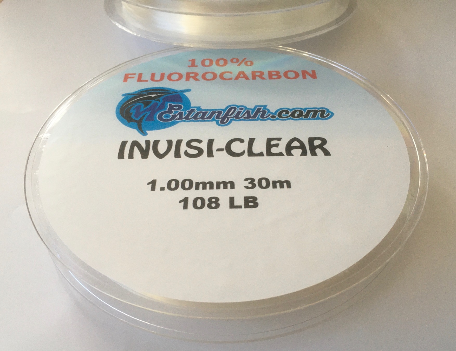 FLUOROCARBON 100% INVISI CLEAR 1,00 30m 108LB