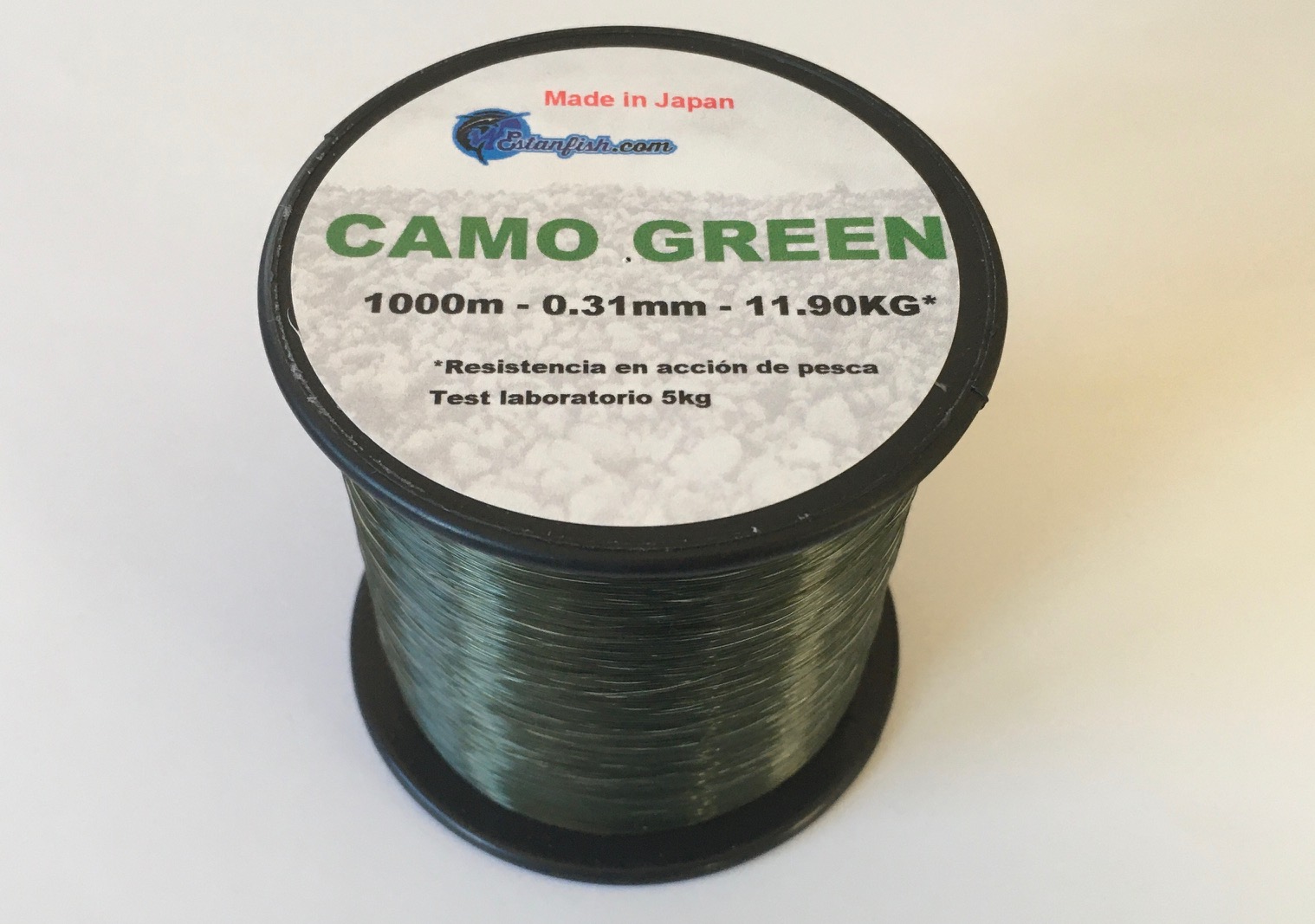 NYLON ESTANFISH CAMO GREEN 0,31mm 1000m