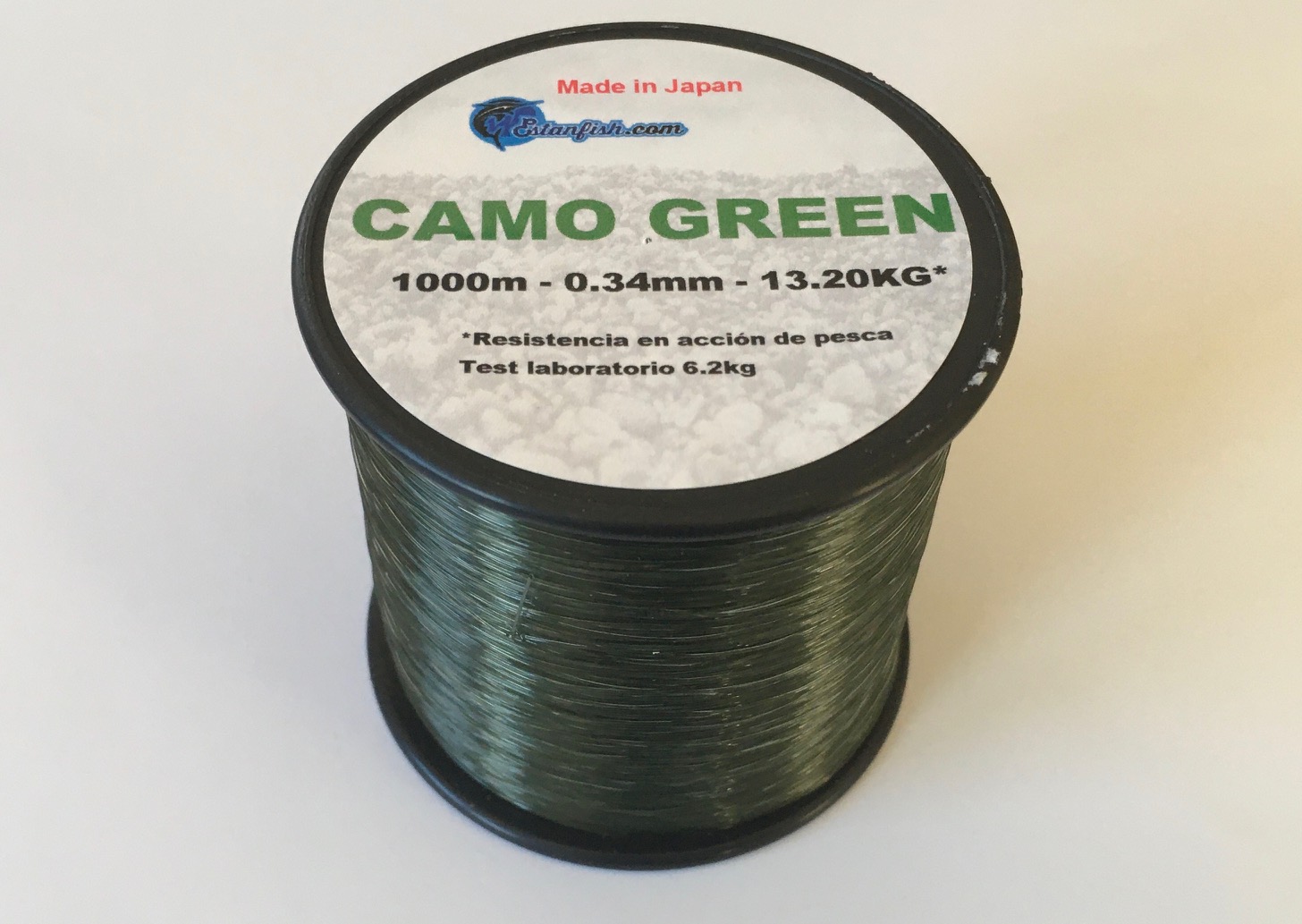 NYLON ESTANFISH CAMO GREEN 0,34mm 1000m