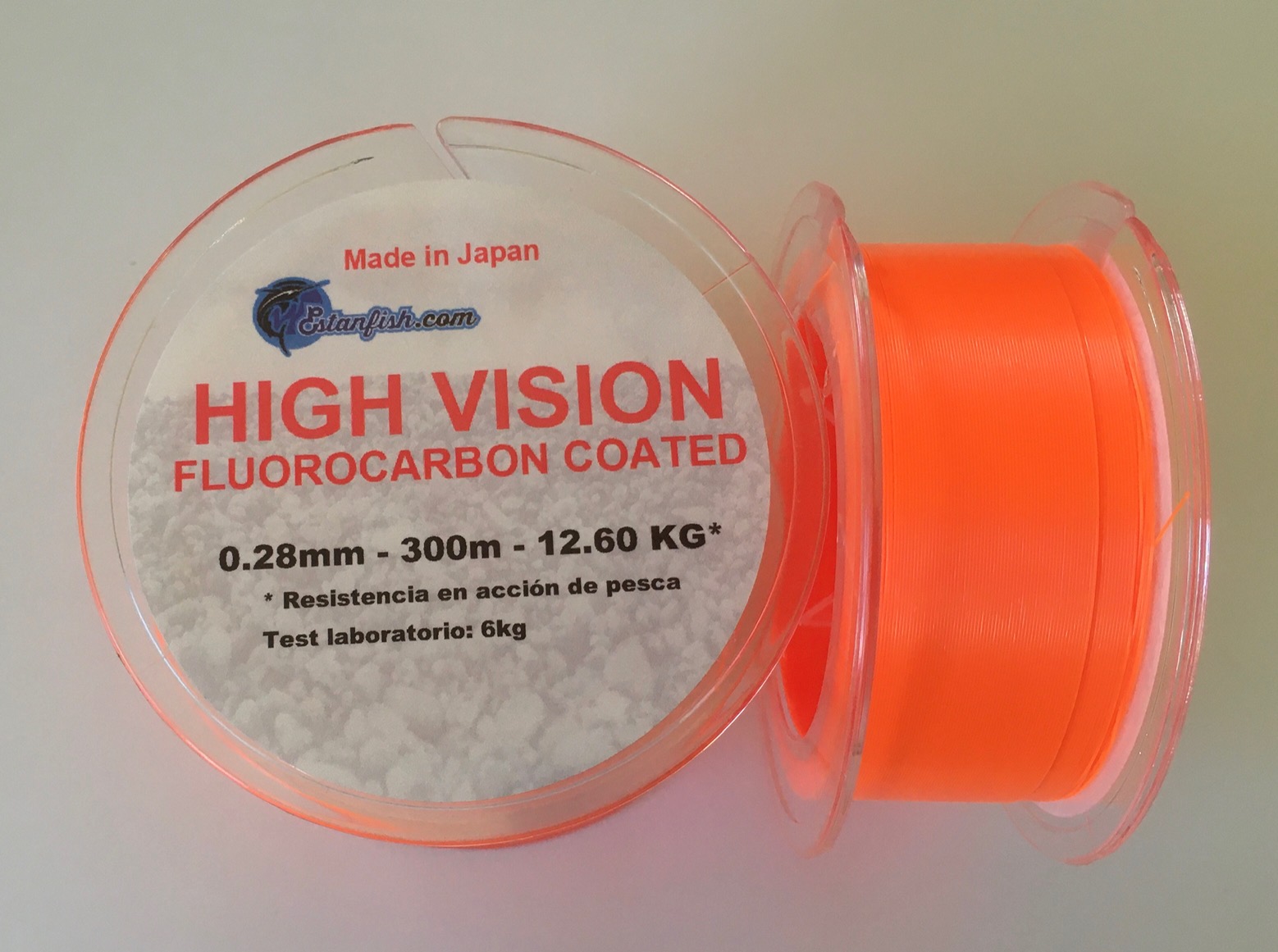 NYLON ESTANFISH HIGH VISION ORANGE 300m 0,28mm 10,8KG