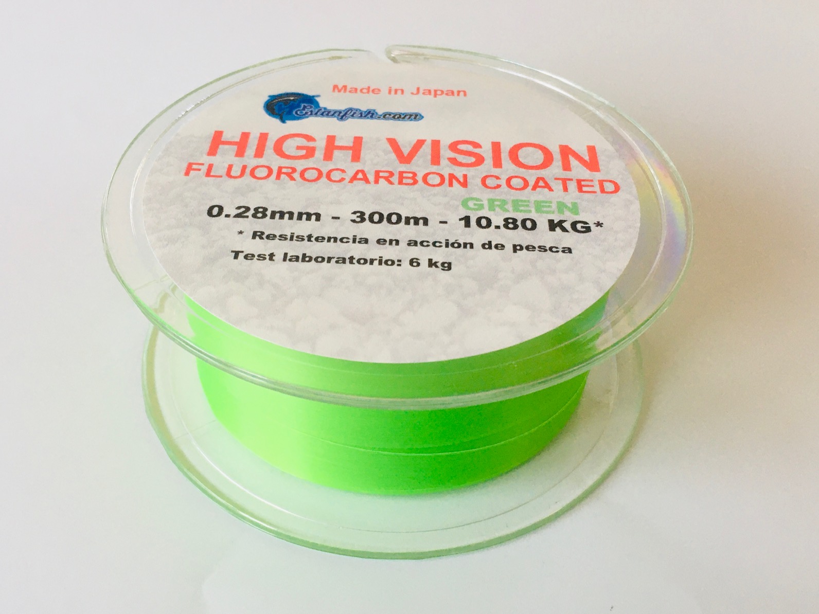 NYLON ESTANFISH HIGH VISION GREEN 300m 0,28mm 10,8KG