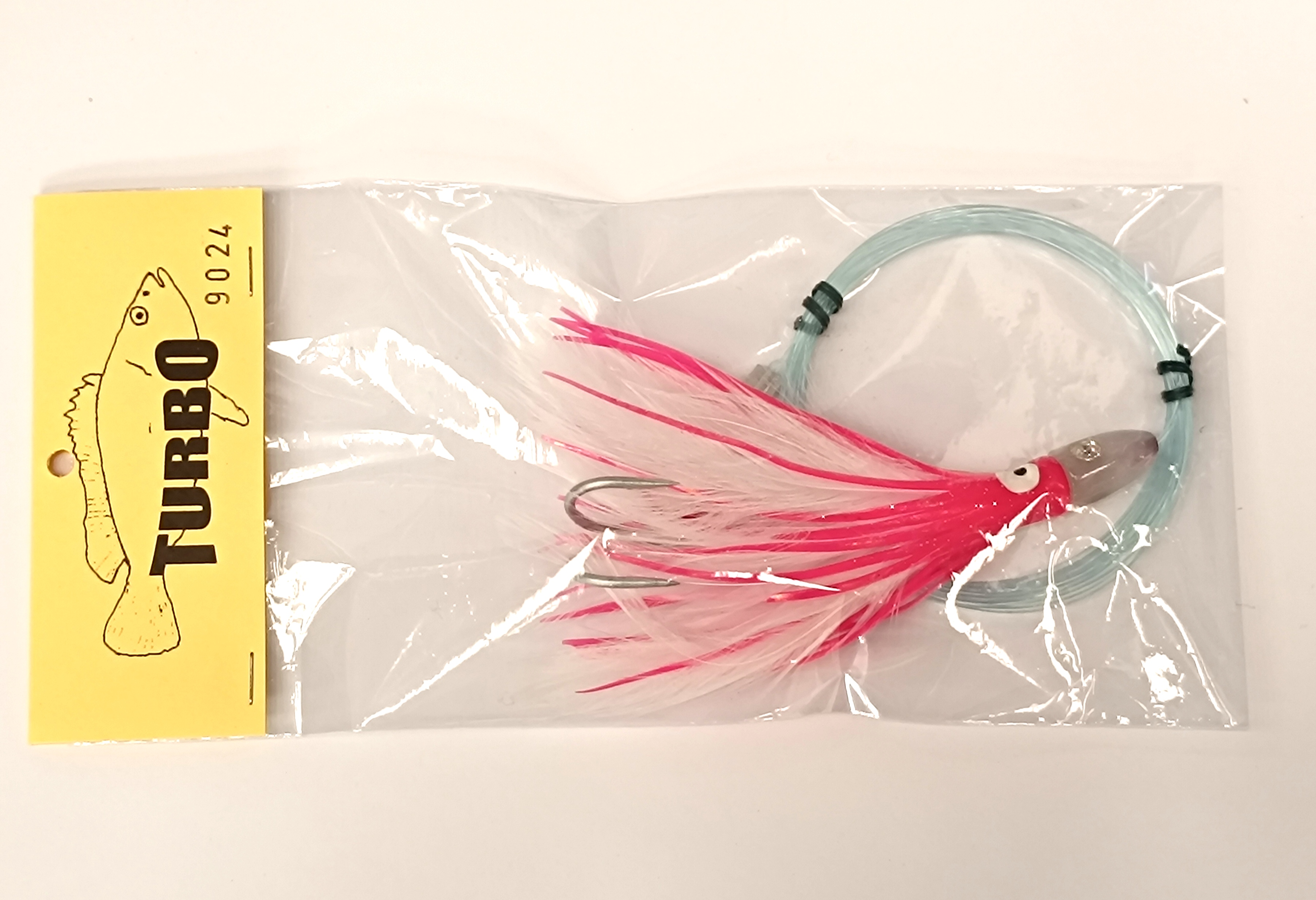 PLUMA CURRICAN CABEZA CRISTAL MEDIANA TURBO MOD 9024 PULPO ROJO/ PLUMAS