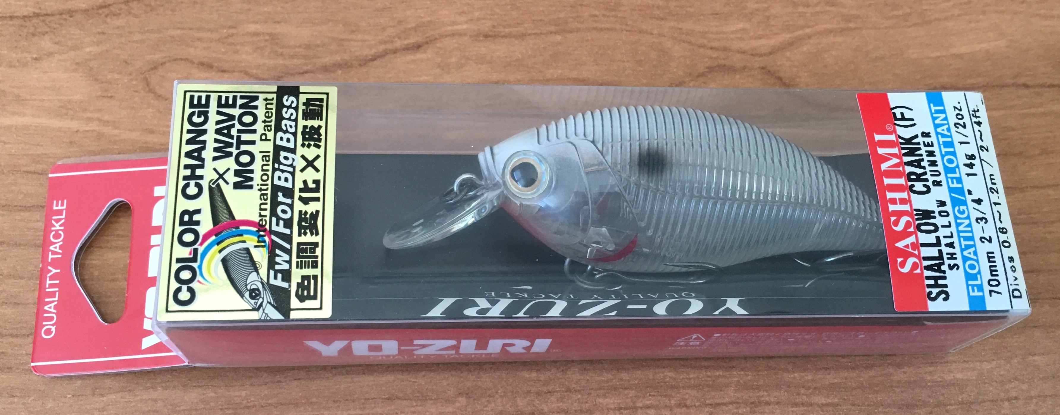 YO-ZURI SASHIMI SHALLOW CRANK 70F R1060-CGSH