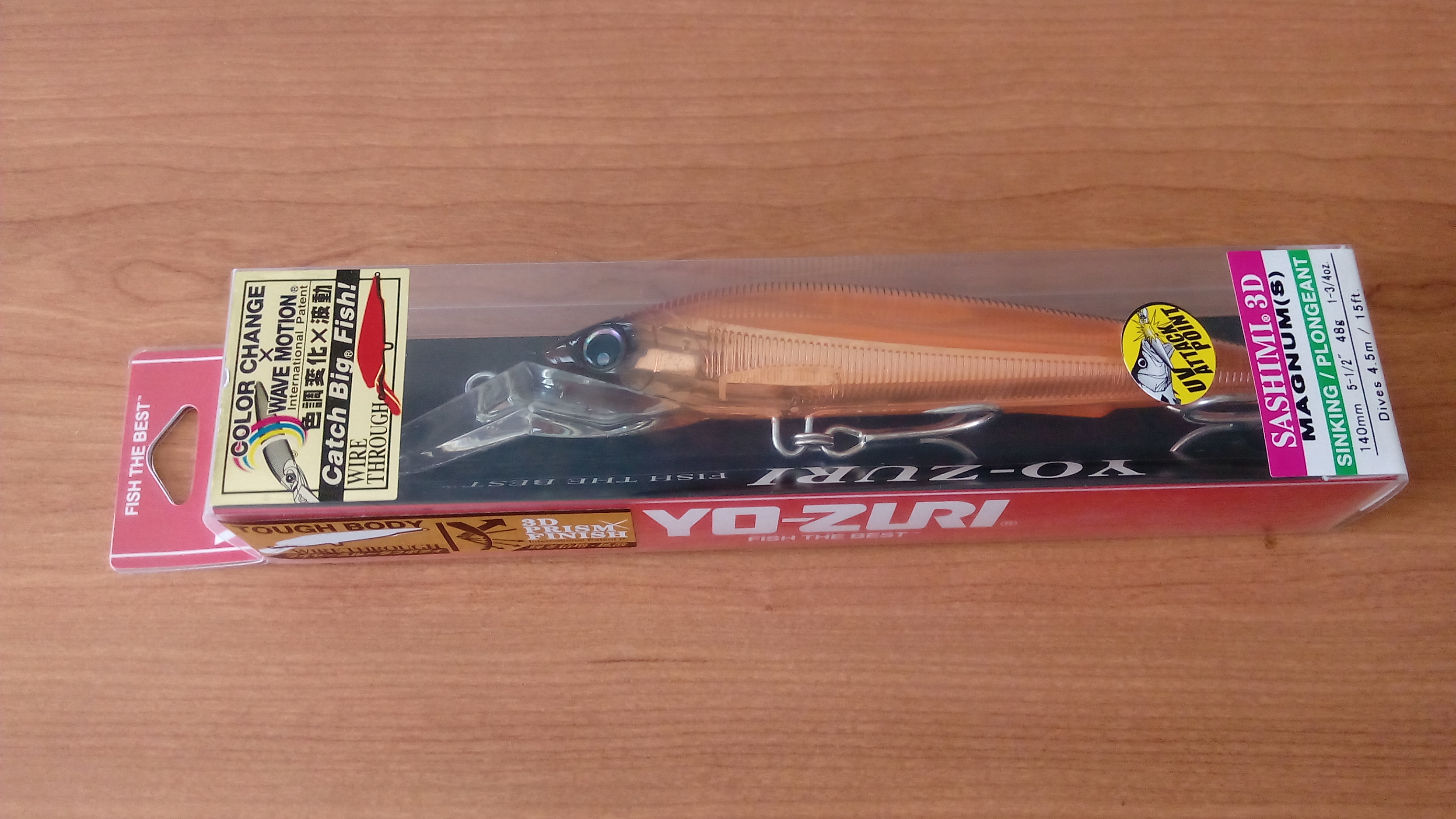 YO-ZURI SASHIMI 3D MAGNUM 140S R1066-CPOB