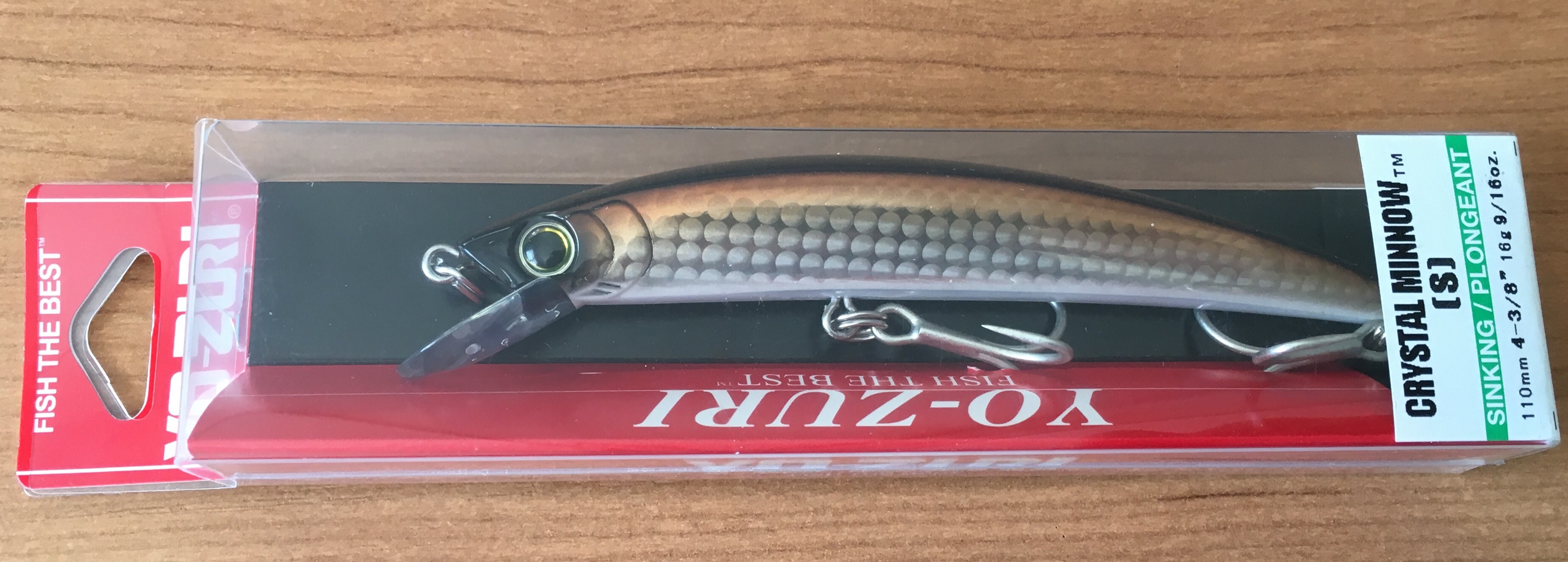 YO-ZURI CRYSTAL MINNOW S110 R1129-HRSN