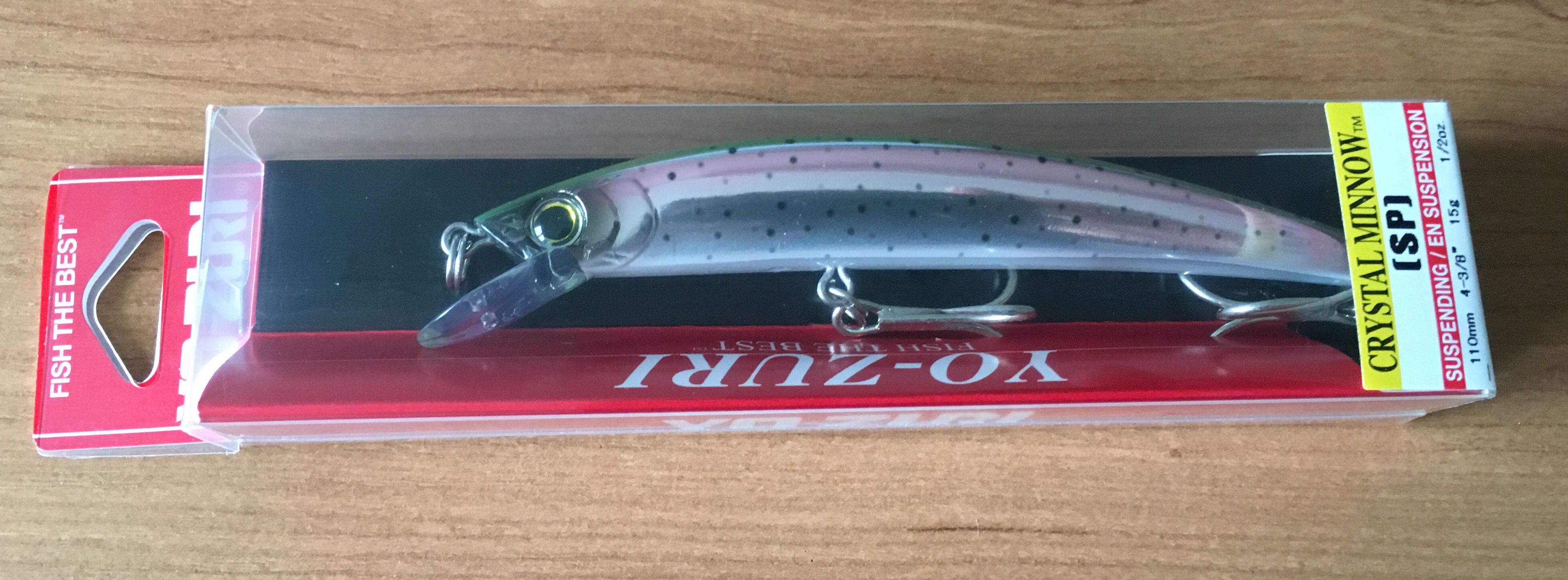 YO-ZURI CRYSTAL MINNOW SP110 R1132-HNM