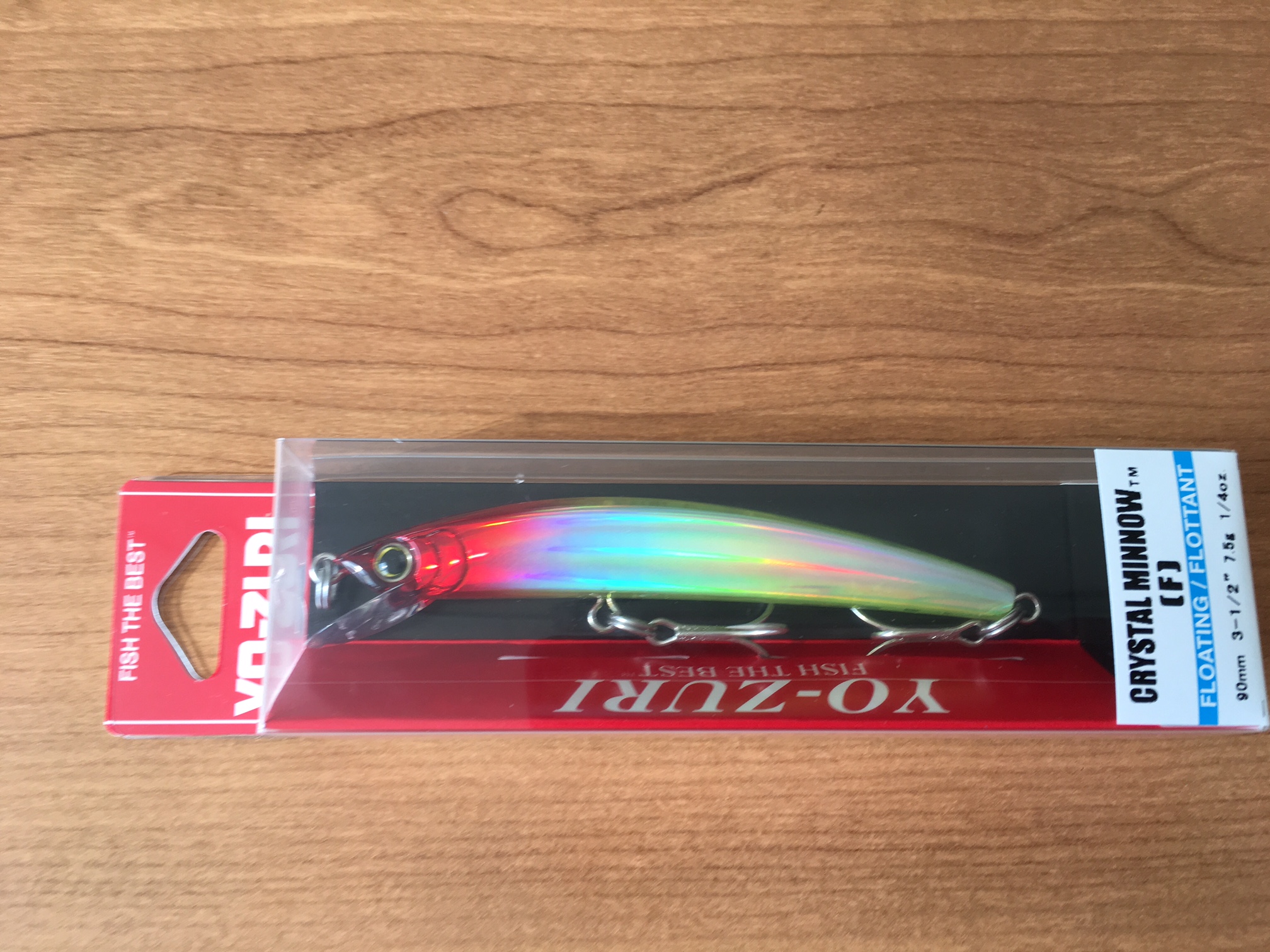 MUETRA SPINNING YOZURI CRYSTAL MINNOW R1123 9CM. 7,5GR. COLOR C4 - Sal de Pesca