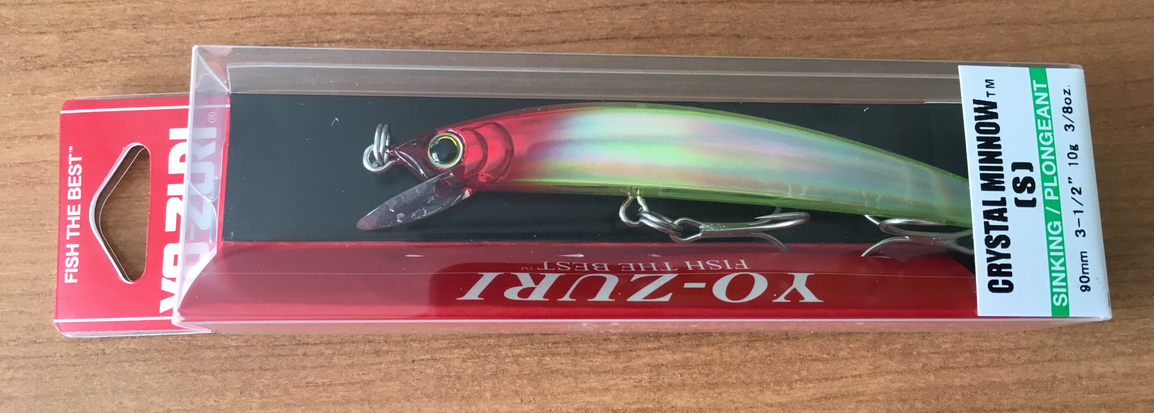 YO-ZURI CRYSTAL MINNOW S90 R1128-HCR
