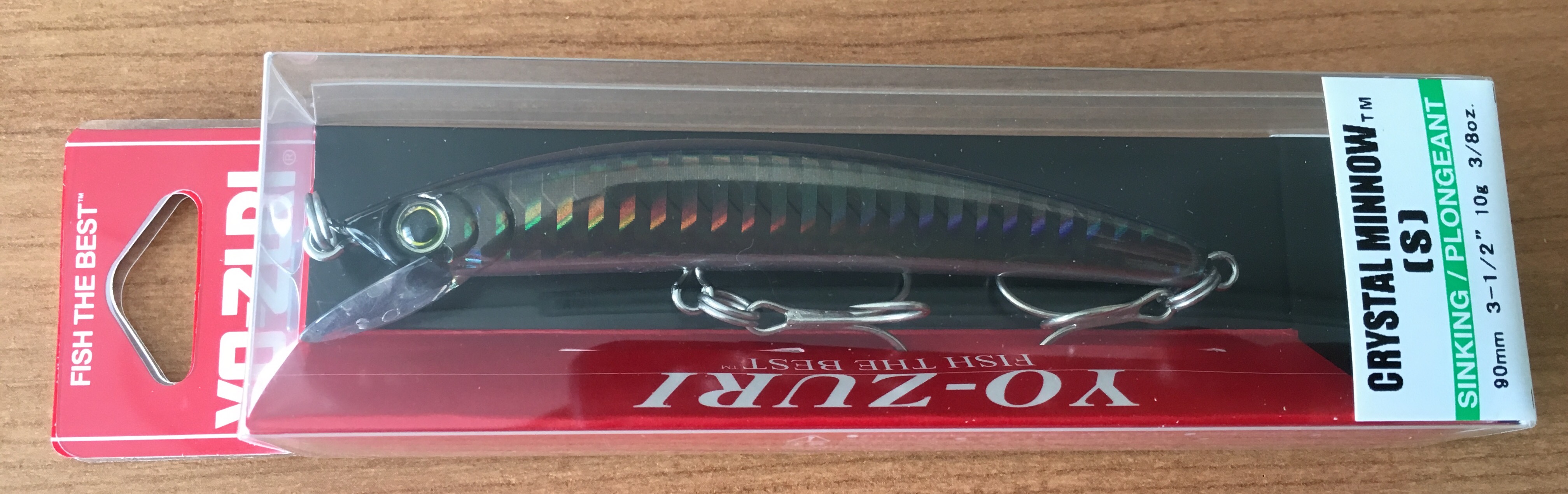 YO-ZURI CRYSTAL MINNOW S90 R1128-HGHB