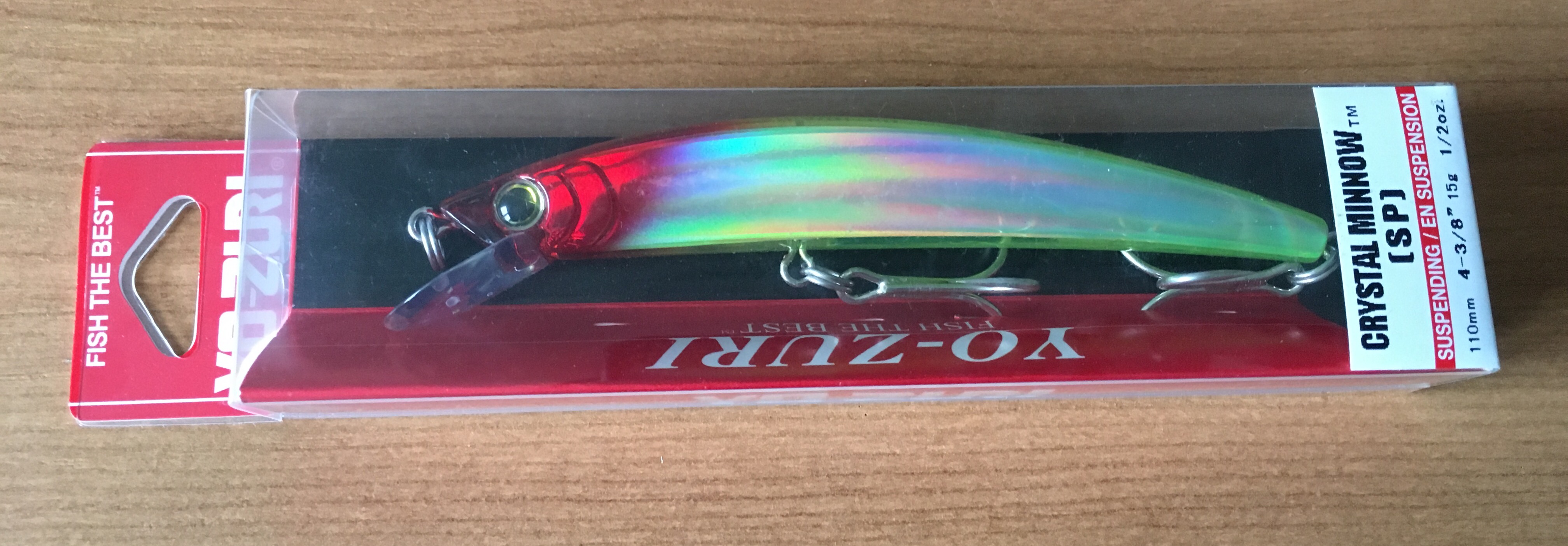 YO-ZURI CRYSTAL MINNOW SP110 R1132-HCR