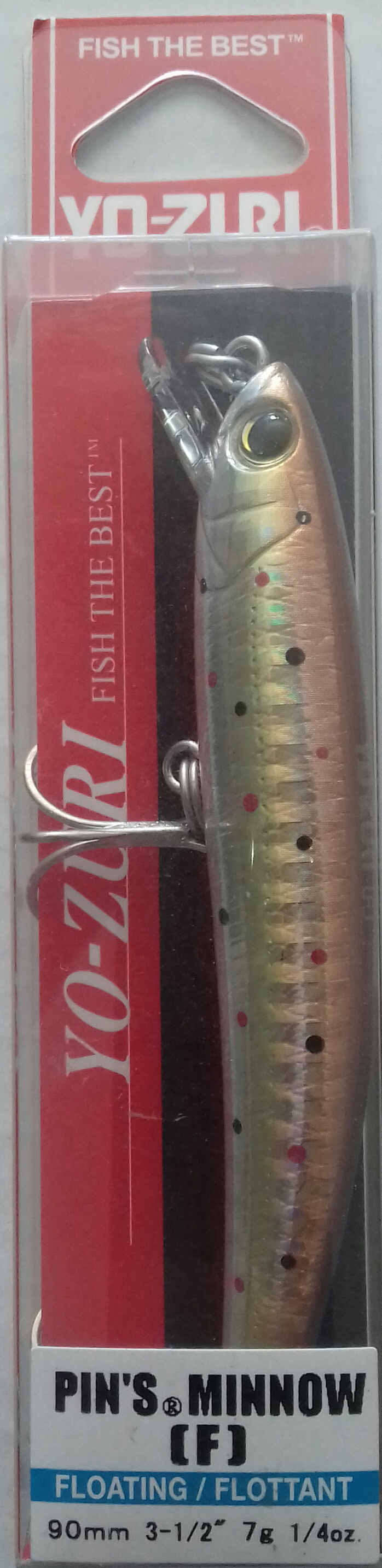 YO-ZURI PINS MINNOW F 90 F1163-BWTR
