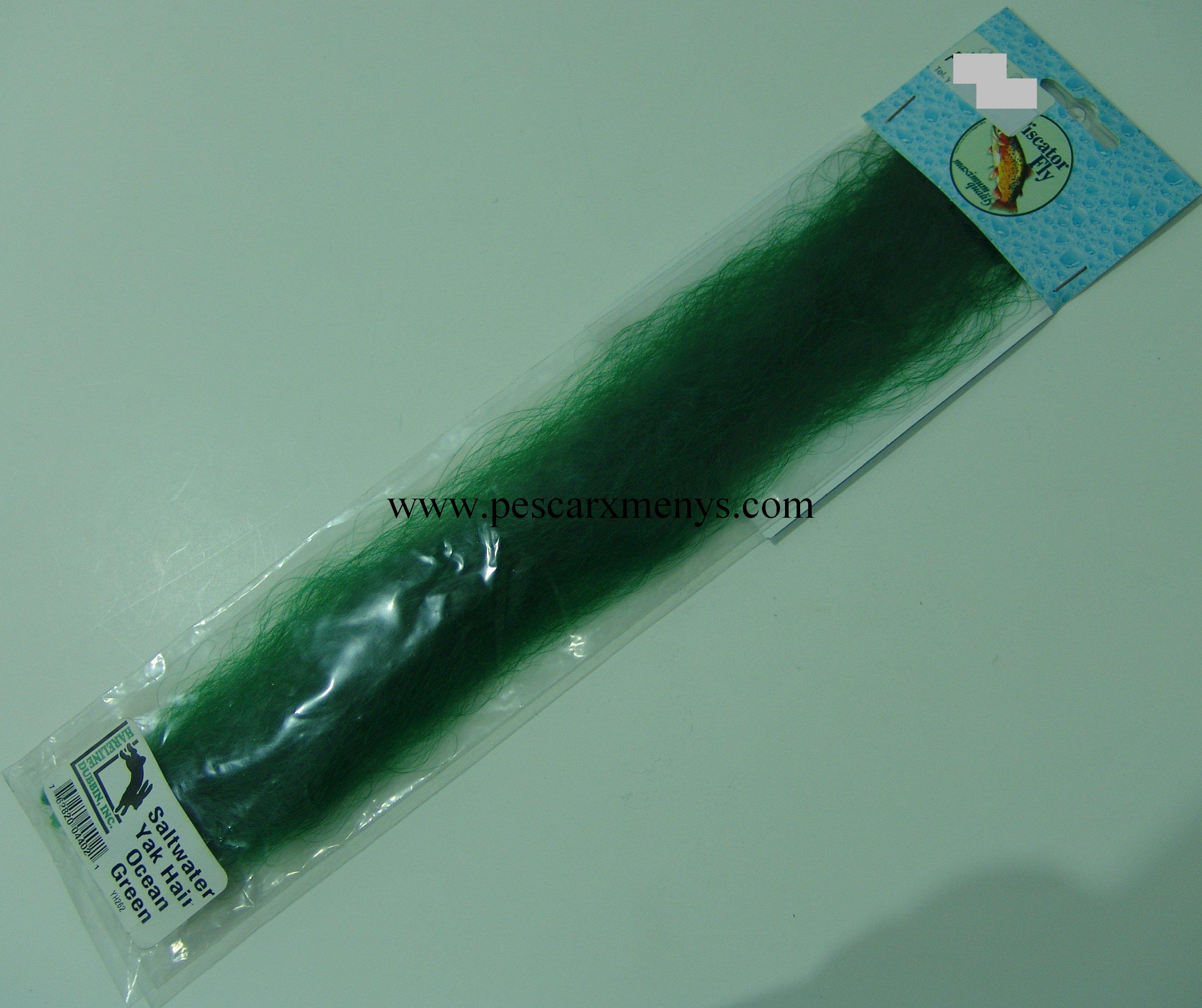 SALTWATER YAK HAIR OCEAN GREEN