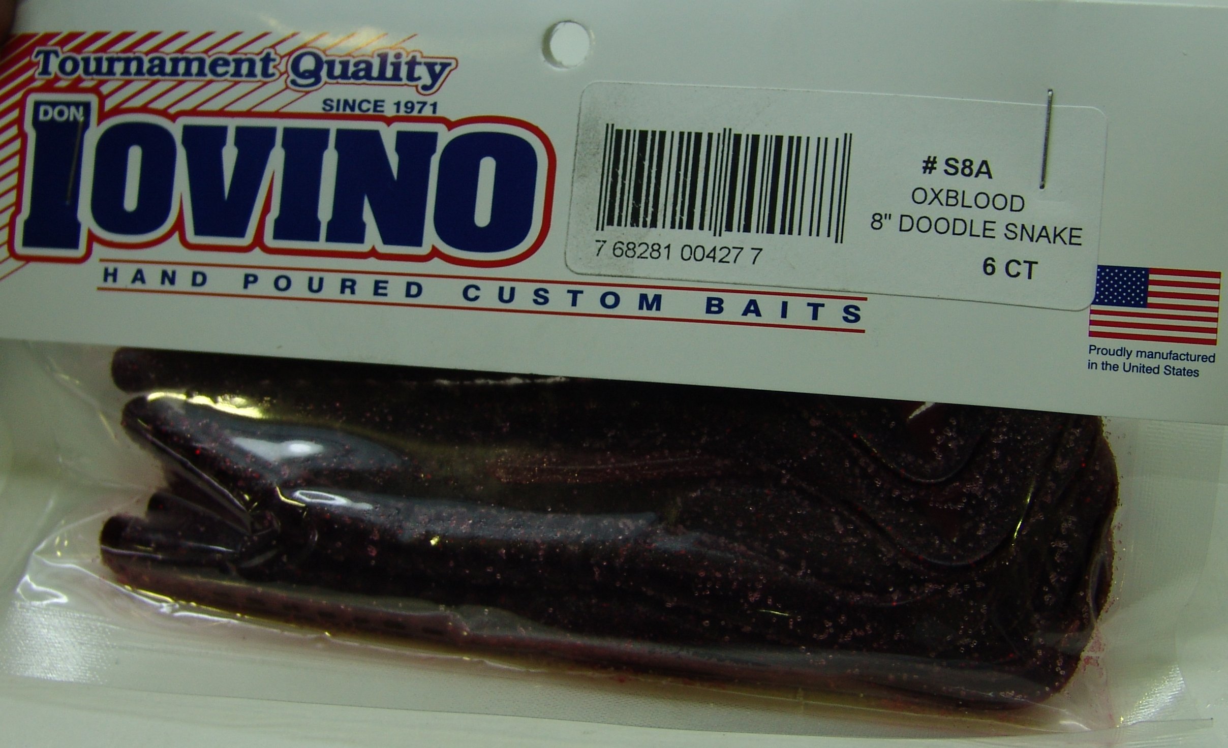 DON IOVINO - Doodle Snake 8" Oxblood (6 unidades)
