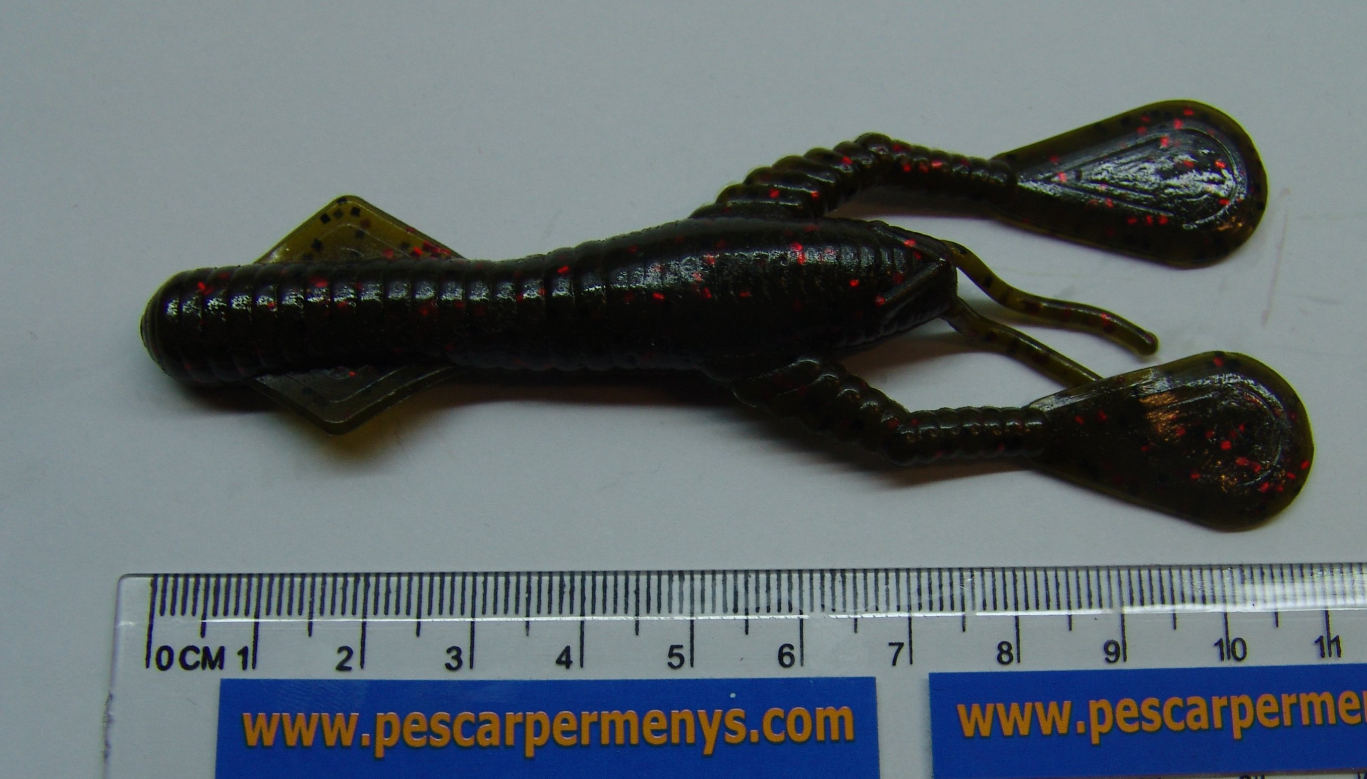 V&M POSSUM CRAW GREEN PUMPKIN RED (7unidades)