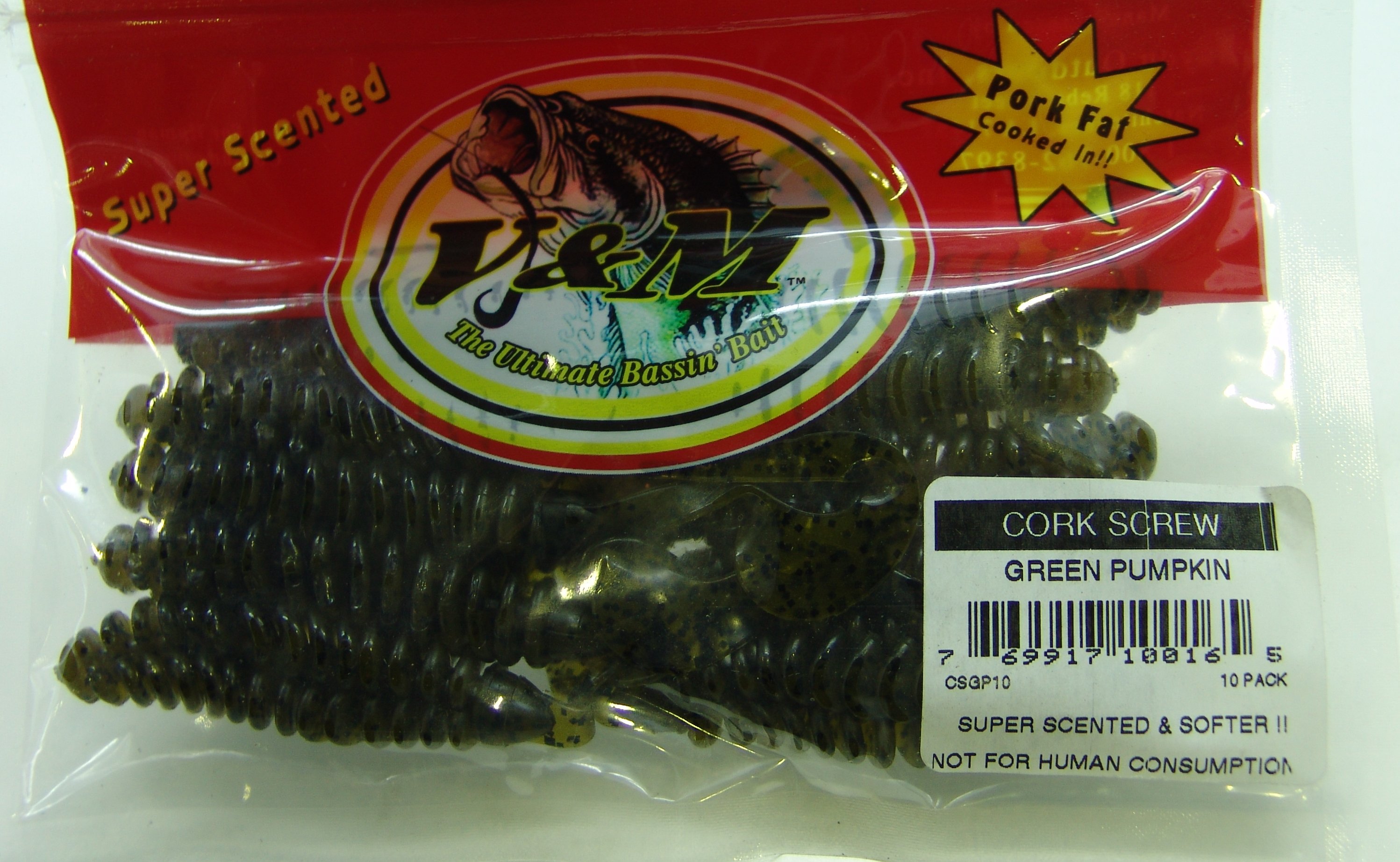 V&M Corkscrew Green Pumpkin (10 unidades)